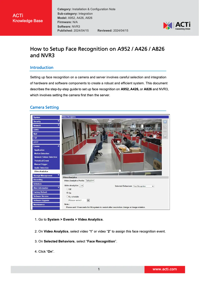 Imagen de la primera página del manual del dispositivo A426