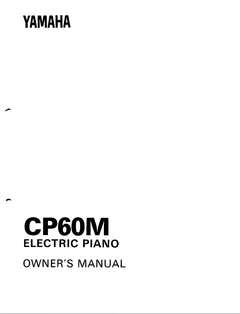 Imagen de la primera página del manual del dispositivo CP60M