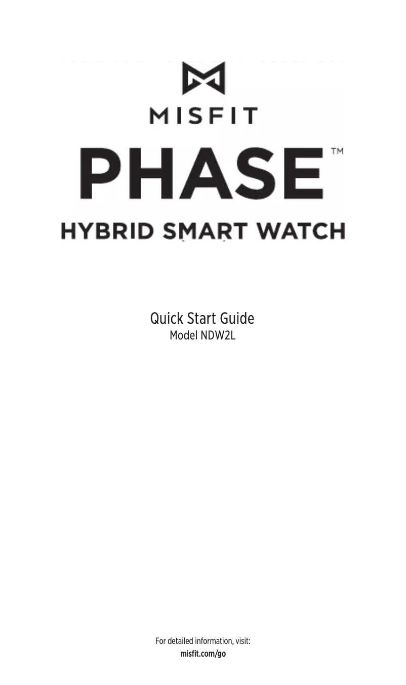 Página nº 1 - Manual de usuario Misfit Path Hybrid MIS5024