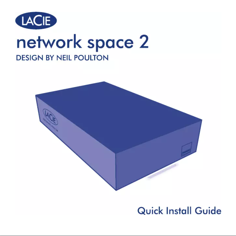 Imagen de la primera página del manual del dispositivo 1 TB Hard Disk, Design by Neil Poulton