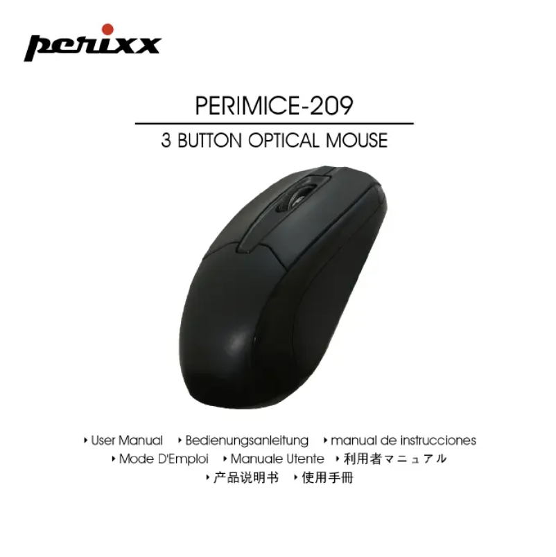 Página 1 del manual Manual de usuario Perixx PERIMICE-209