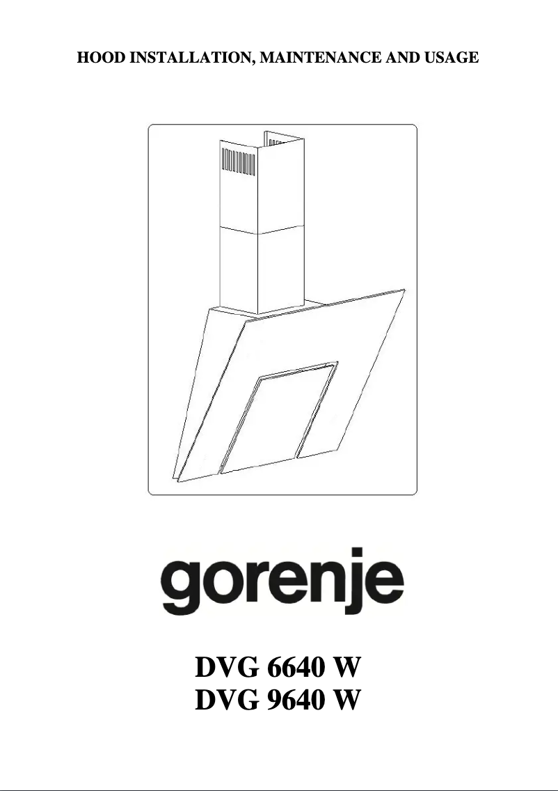 Imagen de la primera página del manual del dispositivo DVG8640W