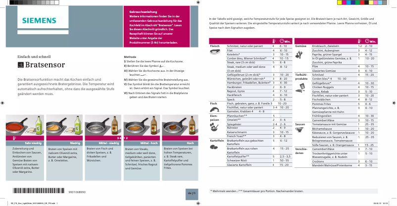Página 1 del manual Manual de usuario Siemens EX977NXV6E