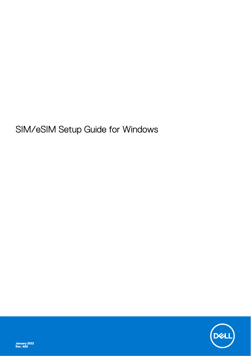 Imagen de la primera página del manual del dispositivo Precision 7750