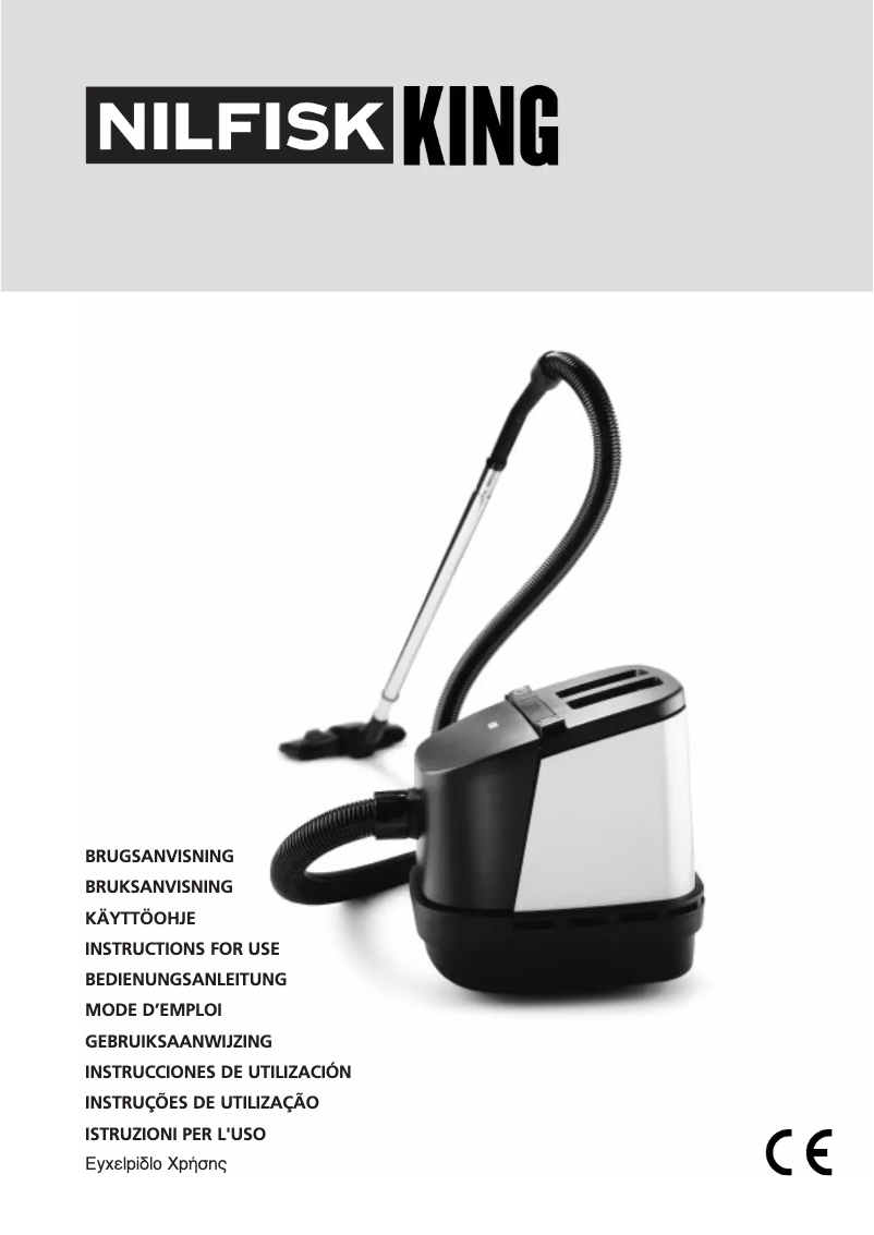 Imagen de la primera página del manual del dispositivo King Hygienic