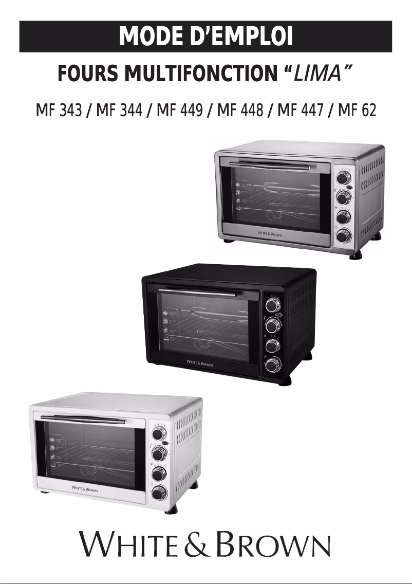 Página 1 del manual Manual de usuario White And Brown MF 62