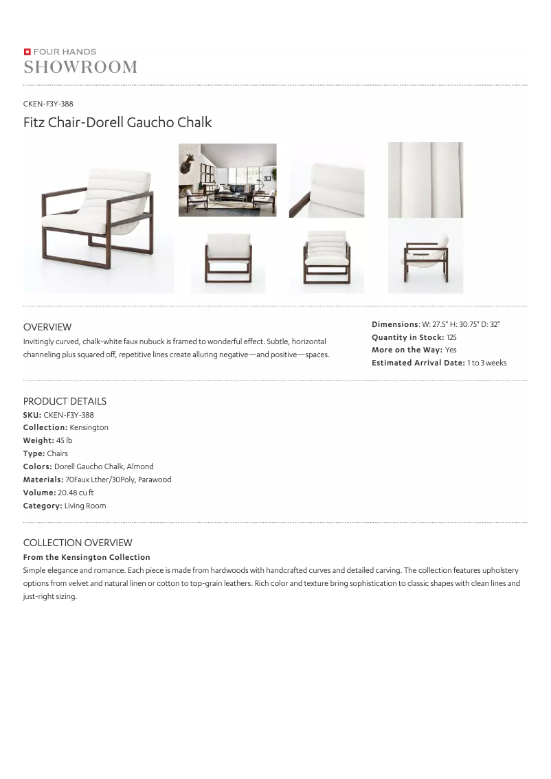 Página 1 del manual Manual de usuario Four Hands CKEN-F3Y-388