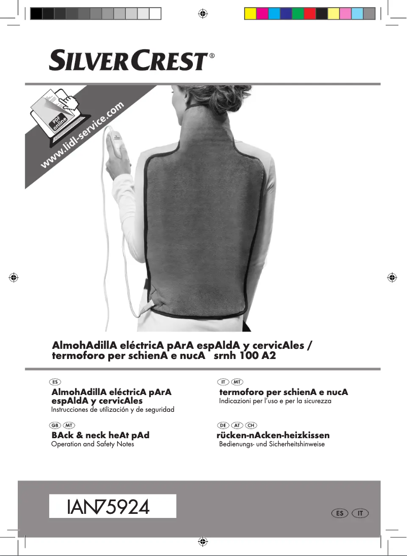 Página 1 del manual Manual de usuario SilverCrest SRNH 100 A2