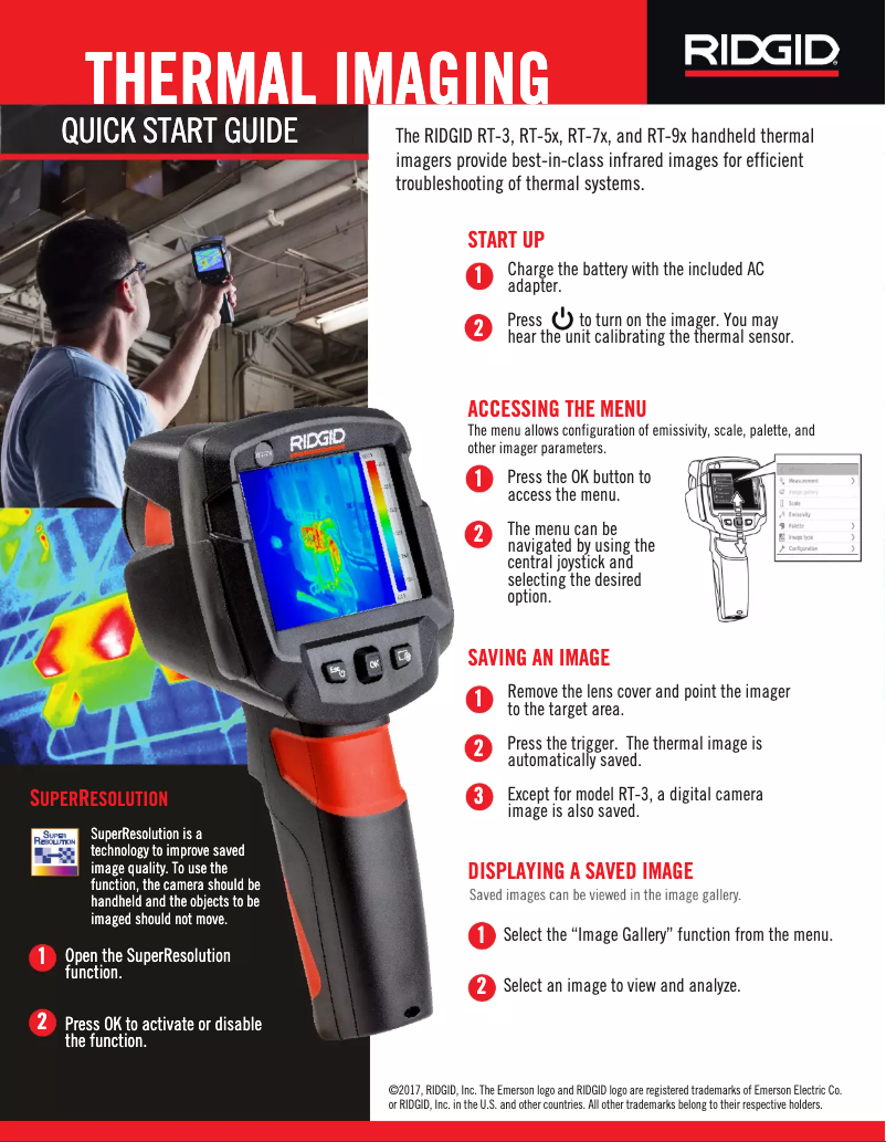 Página nº 1 - Instrucciones / montaje Ridgid RT-3