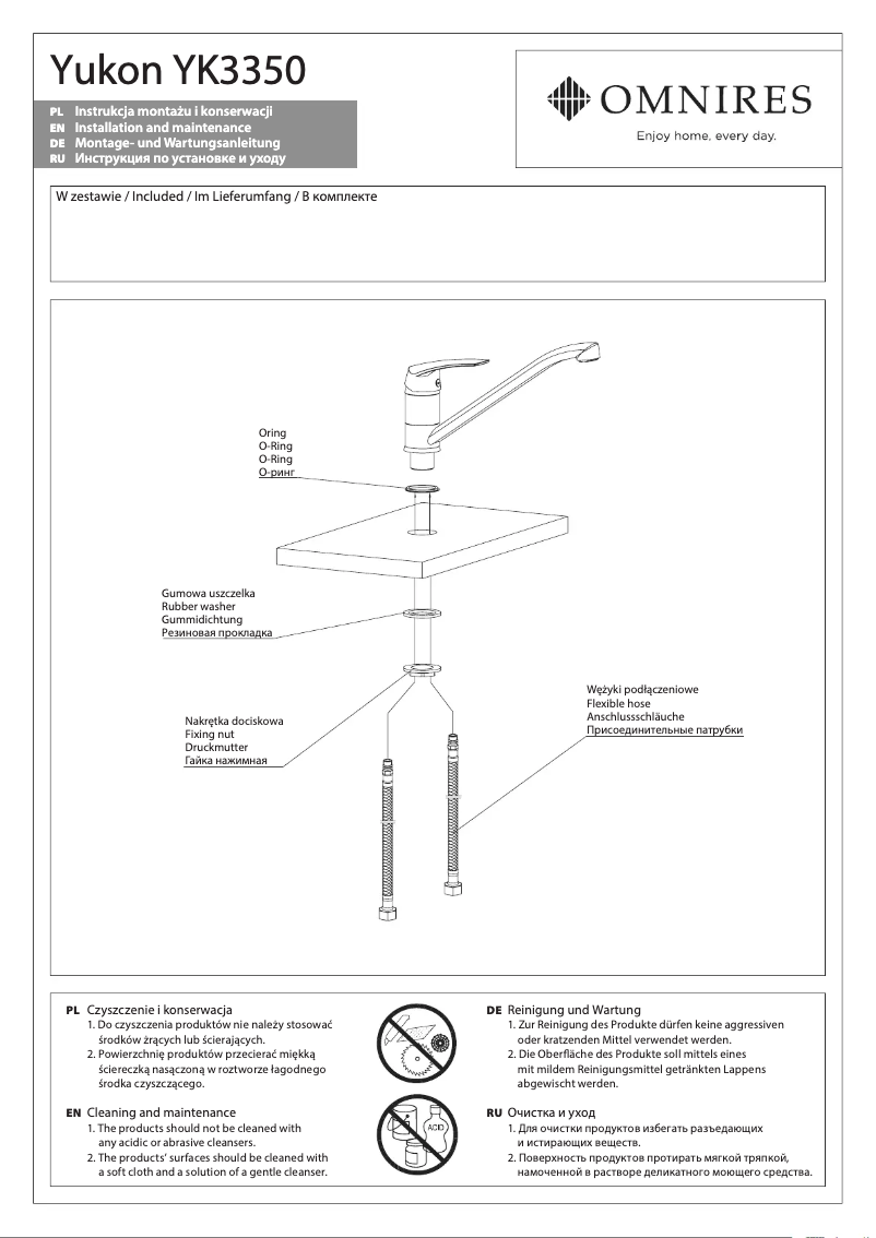 Página 1 del manual Manual de usuario Omnires YK3350