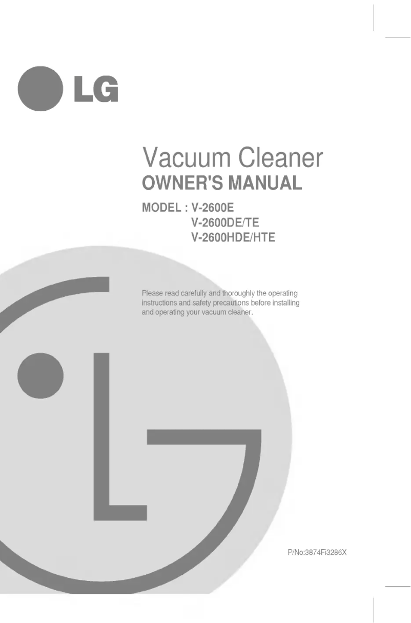 Página nº 1 - Manual de usuario LG VT2600E