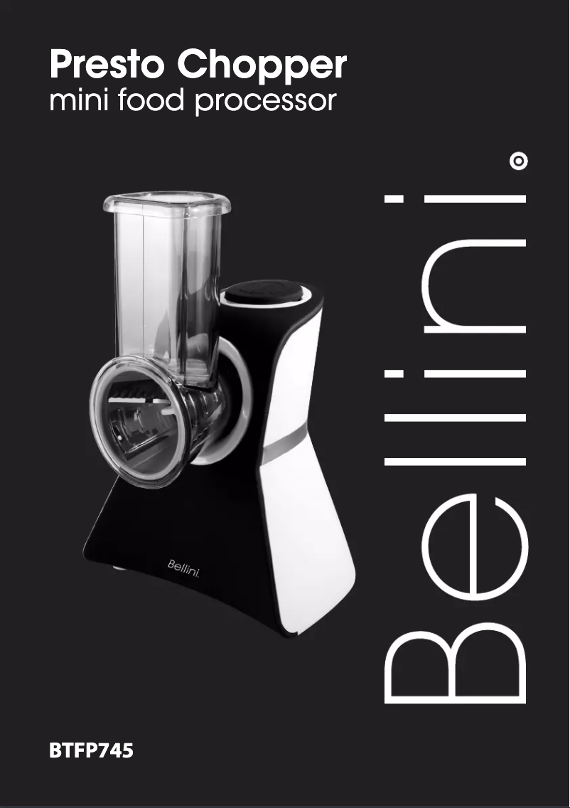 Página 1 del manual Manual de usuario Bellini BTFP745