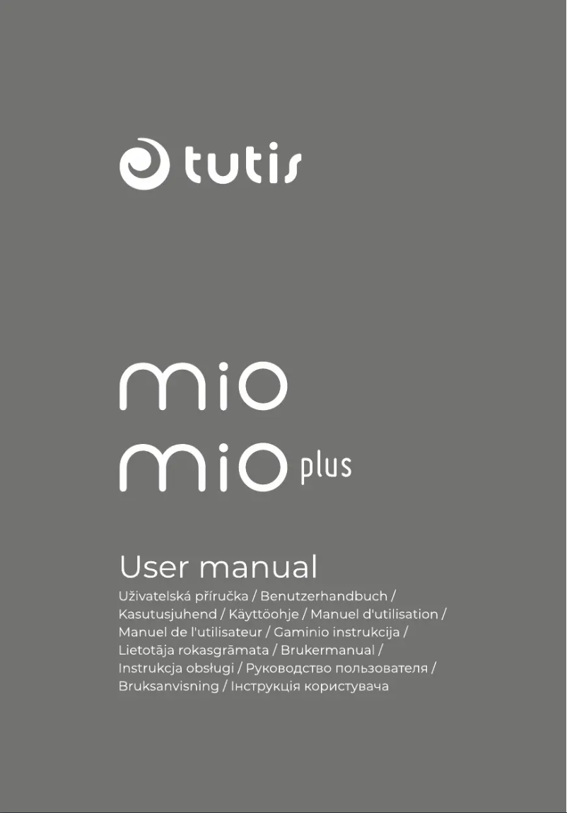 Página 1 del manual Manual de usuario Tutis Mio3+