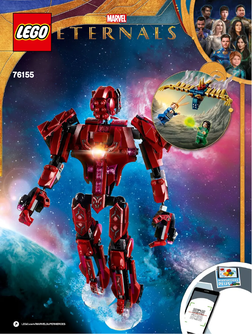 Página 1 del manual Manual de usuario Lego Marvel 76155