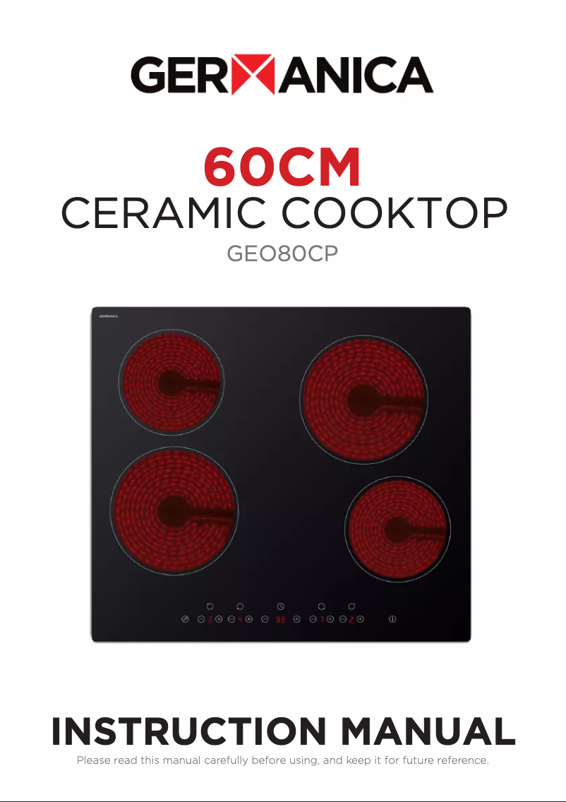 Imagen de la primera página del manual del dispositivo GEO80CP