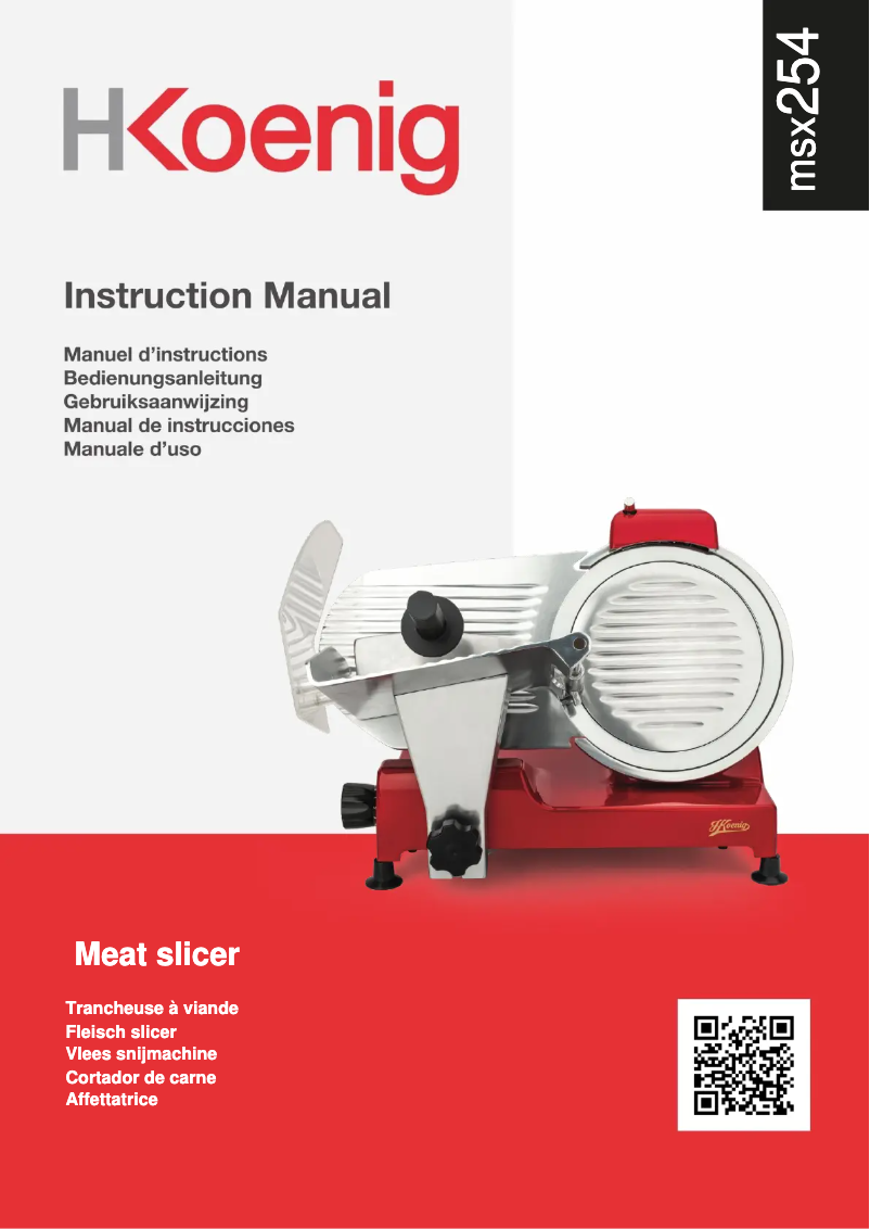 Imagen de la primera página del manual del dispositivo MSX254