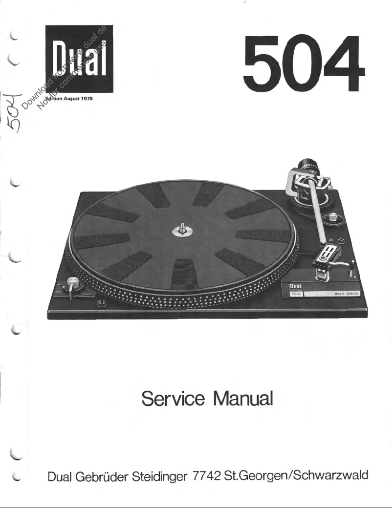Imagen de la primera página del manual del dispositivo 504