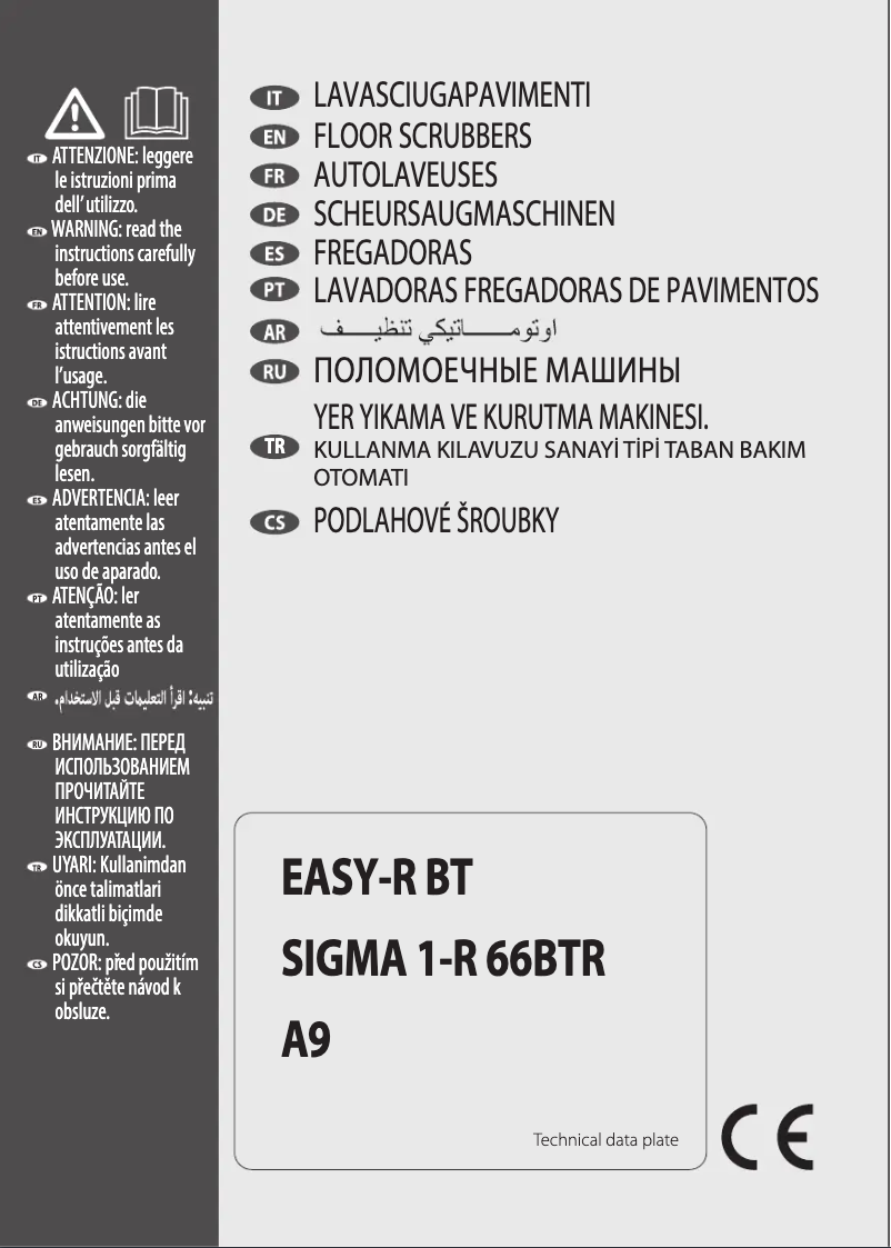 Página 1 del manual Manual de usuario Lavorwash EASY-R 66 BT