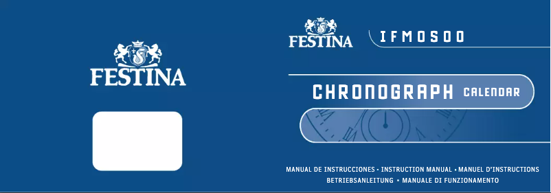 Imagen de la primera página del manual del dispositivo Chronograph F6844