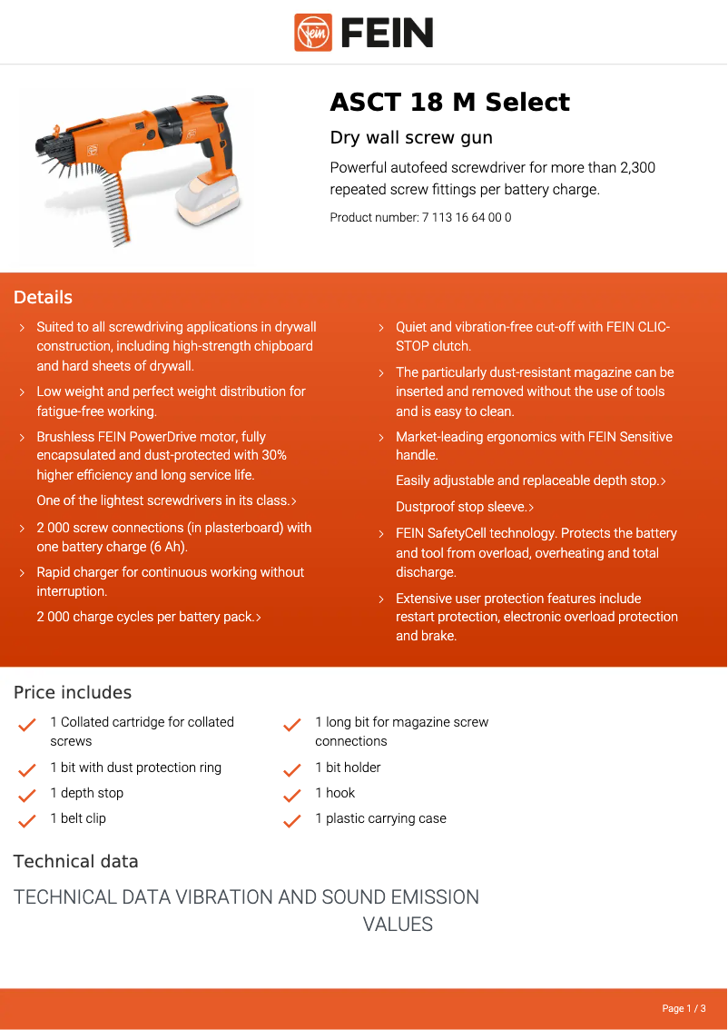 Imagen de la primera página del manual del dispositivo ASCT 18 M Select