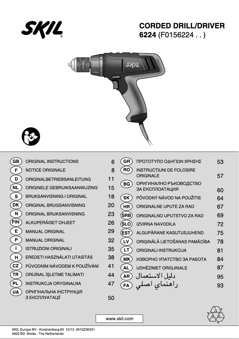 Página 1 del manual Manual de usuario Skil 6224 AA