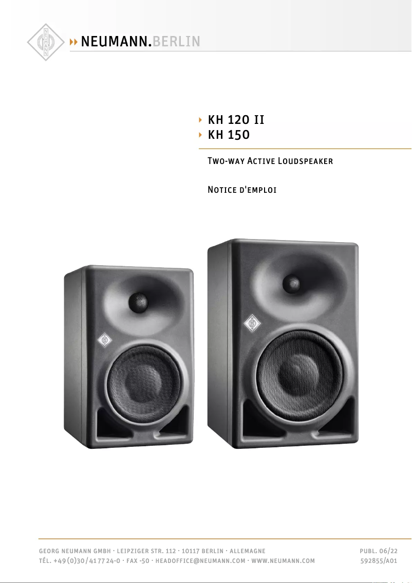 Página 1 del manual Manual de usuario Neumann U 64