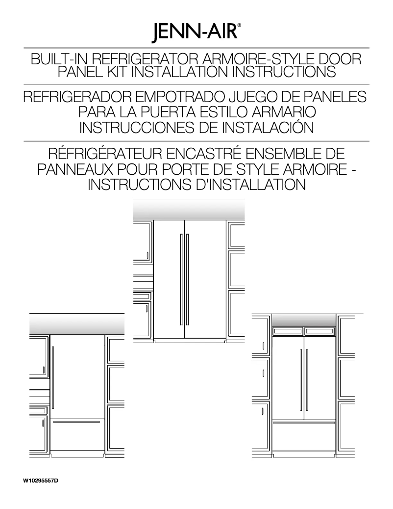 Imagen de la primera página del manual del dispositivo W10292394
