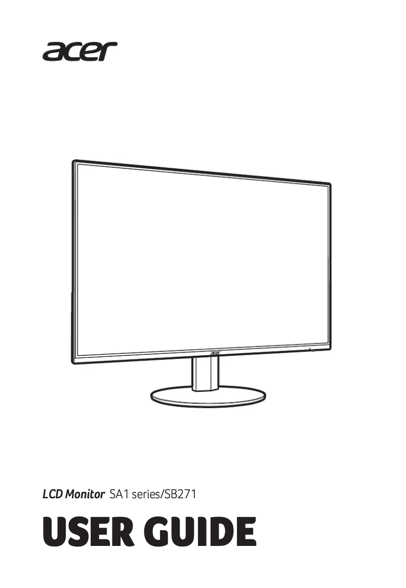 Imagen de la primera página del manual del dispositivo SB271