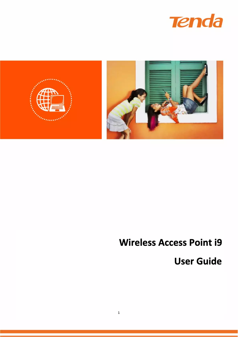 Página 1 del manual Manual de instrucciones Tenda i9