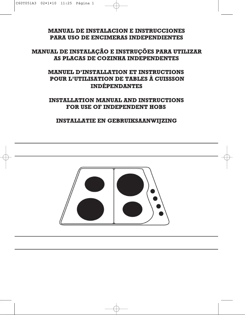 Imagen de la primera página del manual del dispositivo 2FI-4EB