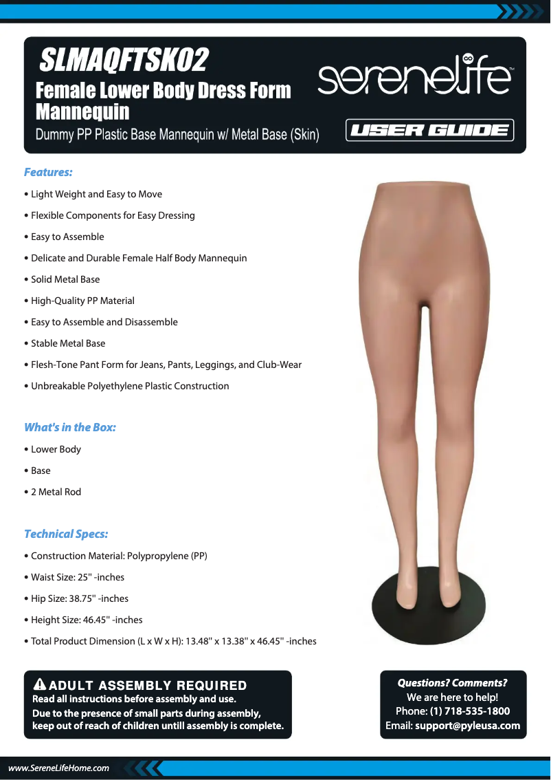 Imagen de la primera página del manual del dispositivo SLMAQFTSK02