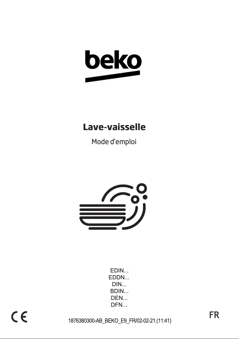 Página 1 del manual Manual de usuario Beko BDIN38420Q