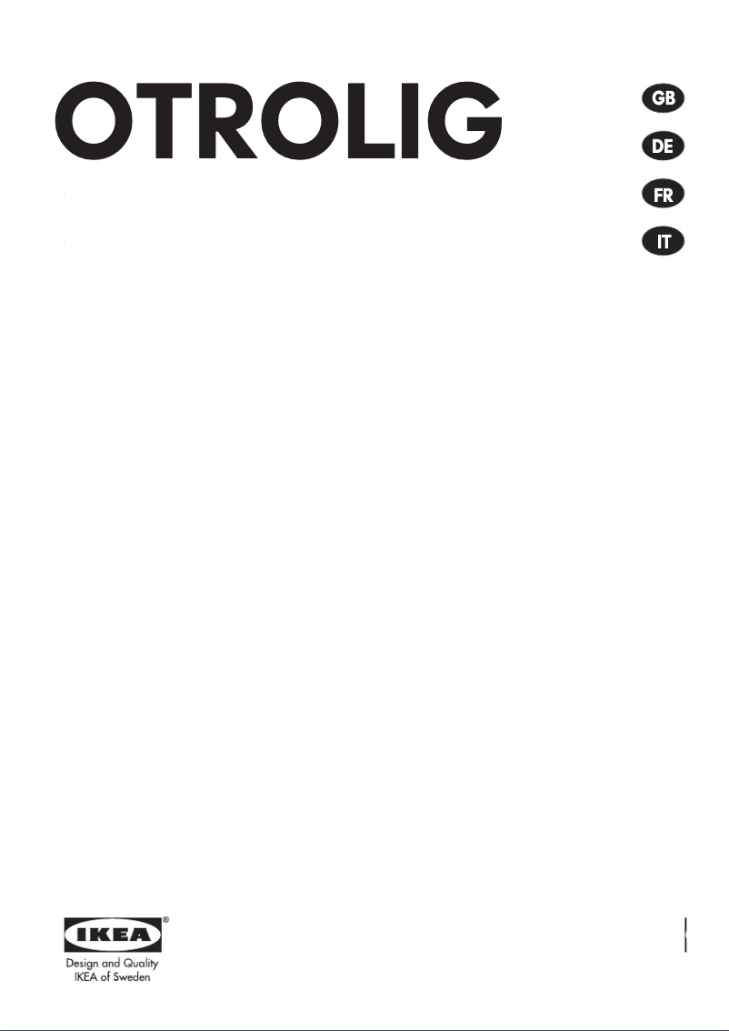 Página 1 del manual Manual de usuario Ikea OTROLIG