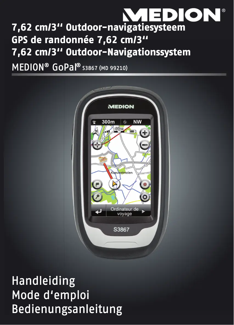 Imagen de la primera página del manual del dispositivo GoPal S3867