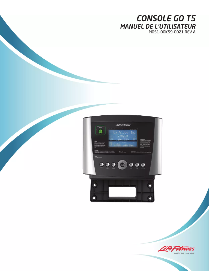 Página nº 1 - Manual de usuario Life Fitness T5 Go