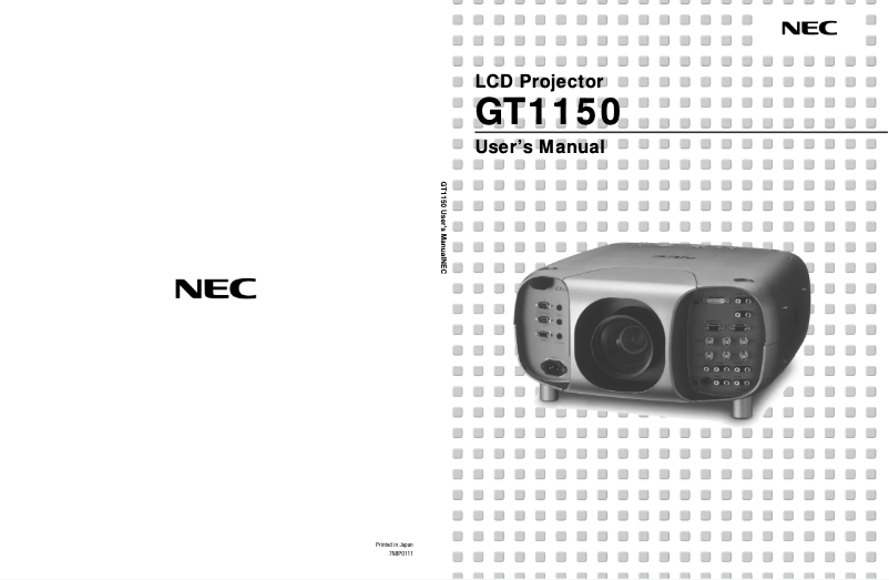 Imagen de la primera página del manual del dispositivo GT1150