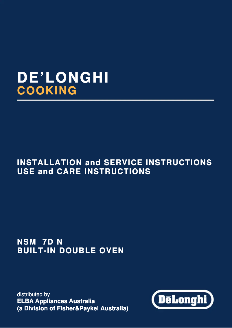 Imagen de la primera página del manual del dispositivo NSM 7D N