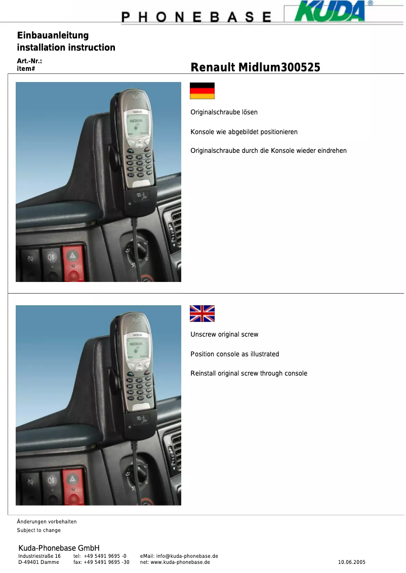 Imagen de la primera página del manual del dispositivo 014025