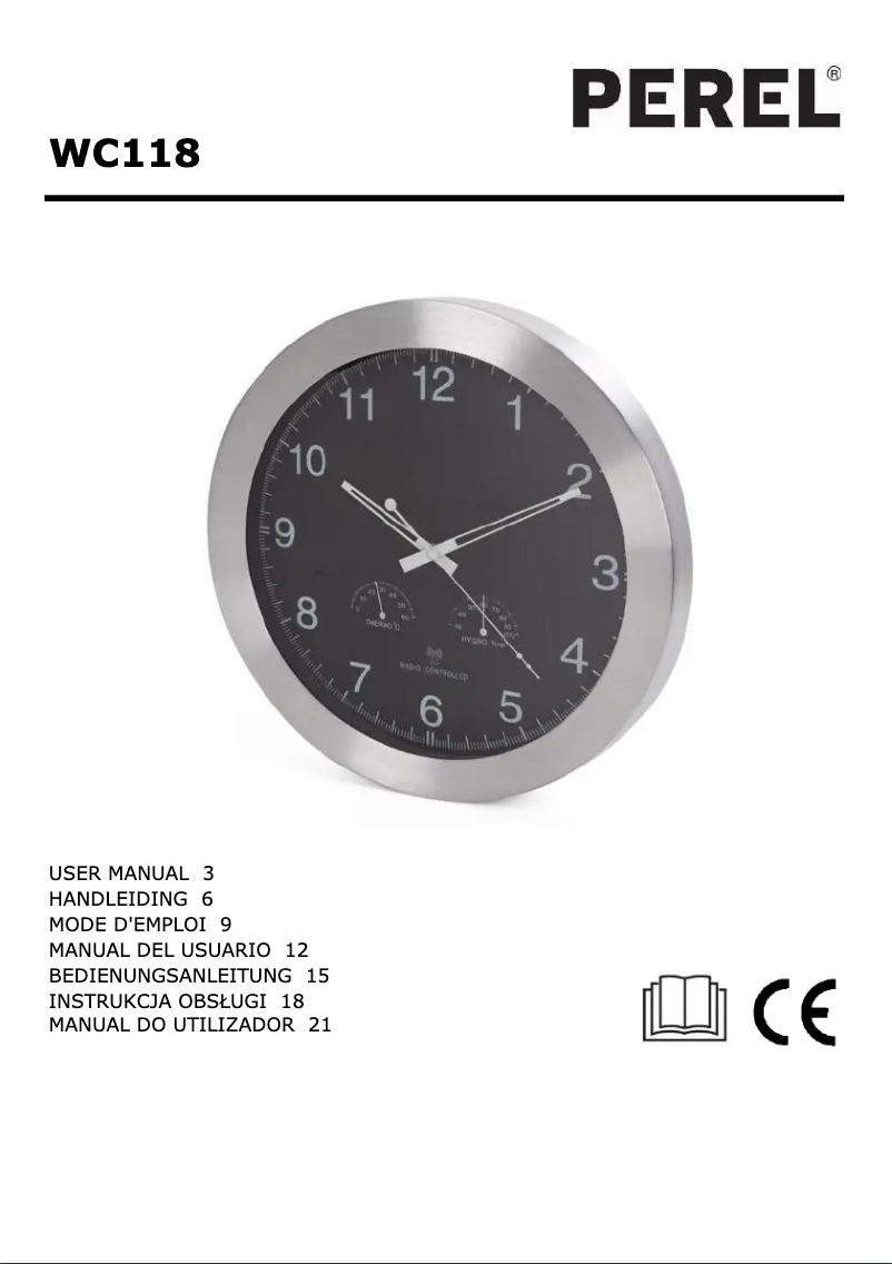 Imagen de la primera página del manual del dispositivo WC118