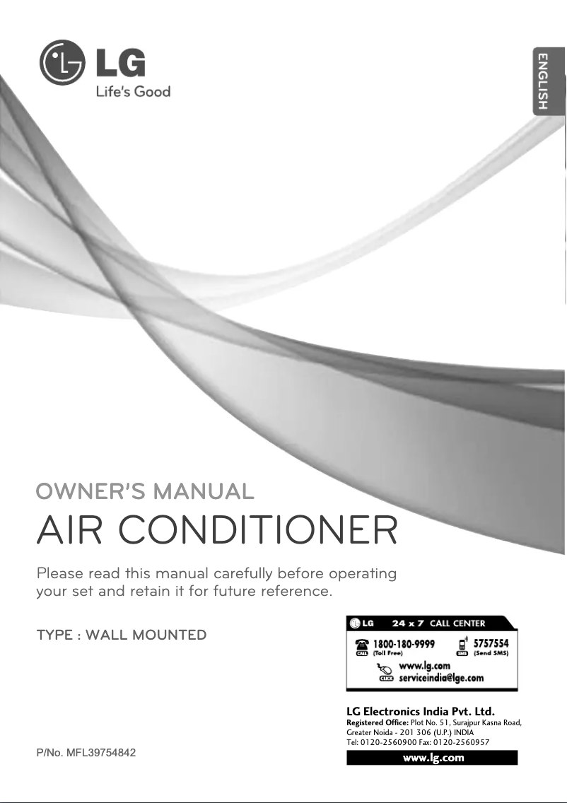 Imagen de la primera página del manual del dispositivo LSA6CG2VF1