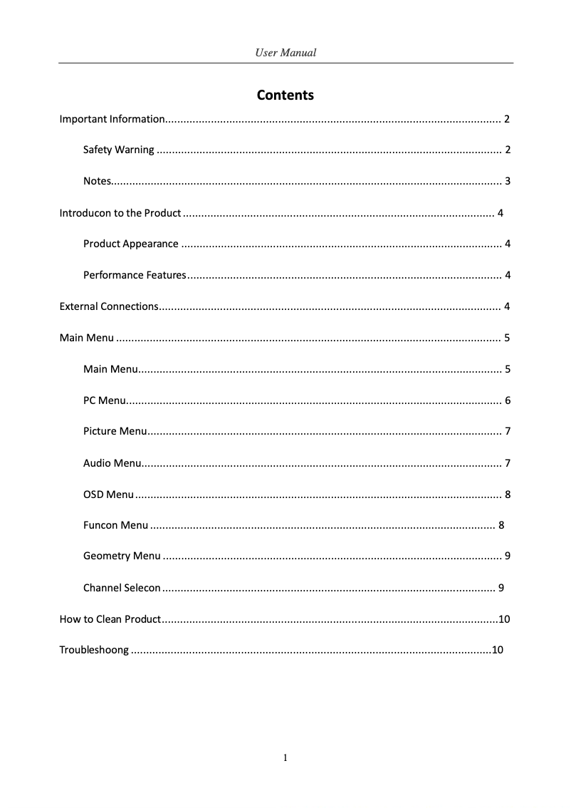 Imagen de la primera página del manual del dispositivo DHL24-F600