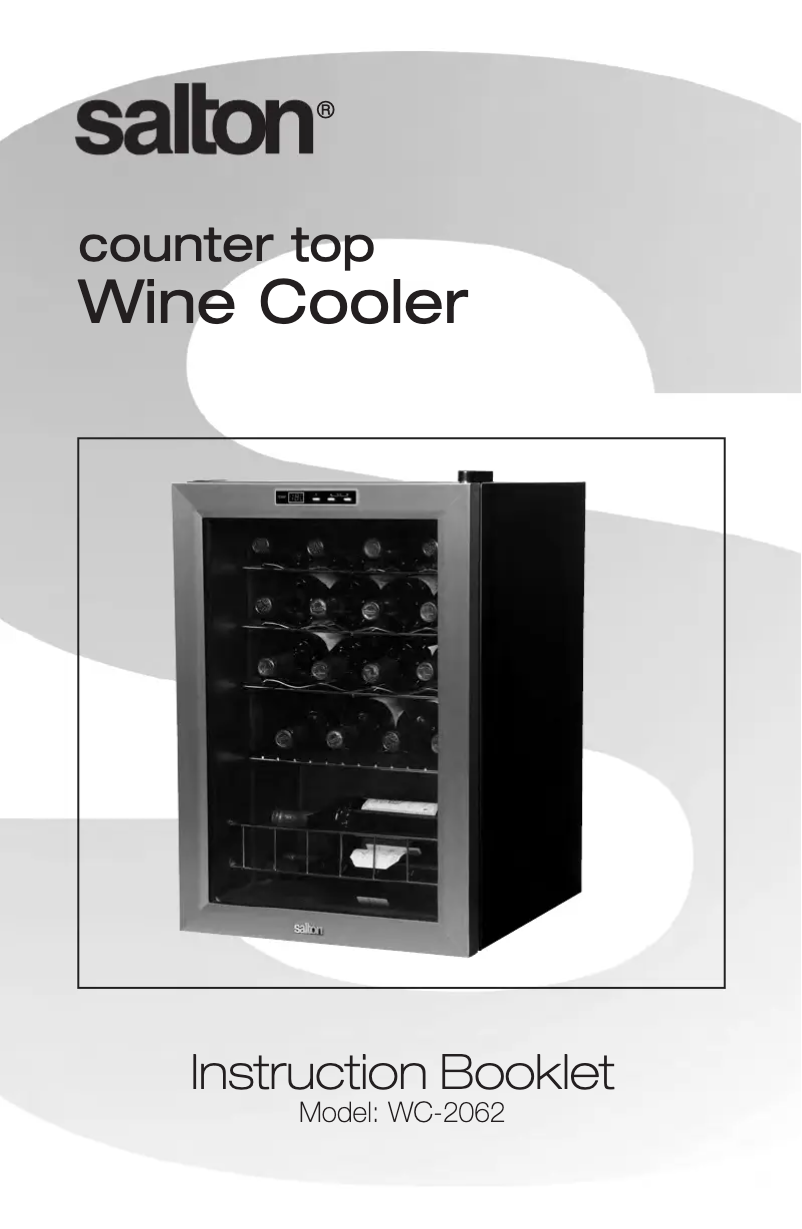 Página nº 1 - Manual de usuario Salton WC-2062