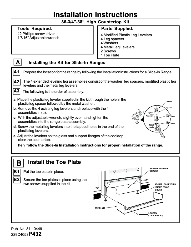 Imagen de la primera página del manual del dispositivo JXS56WW