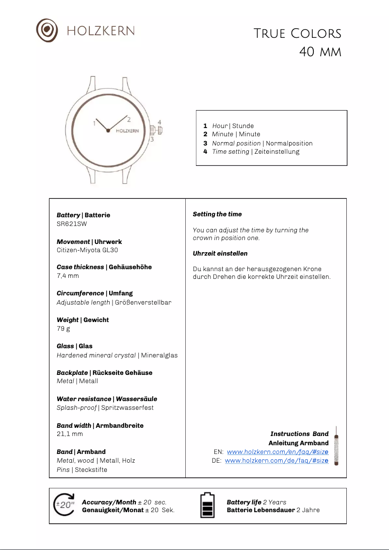 Página 1 del manual Manual de usuario Holzkern Der Rebell