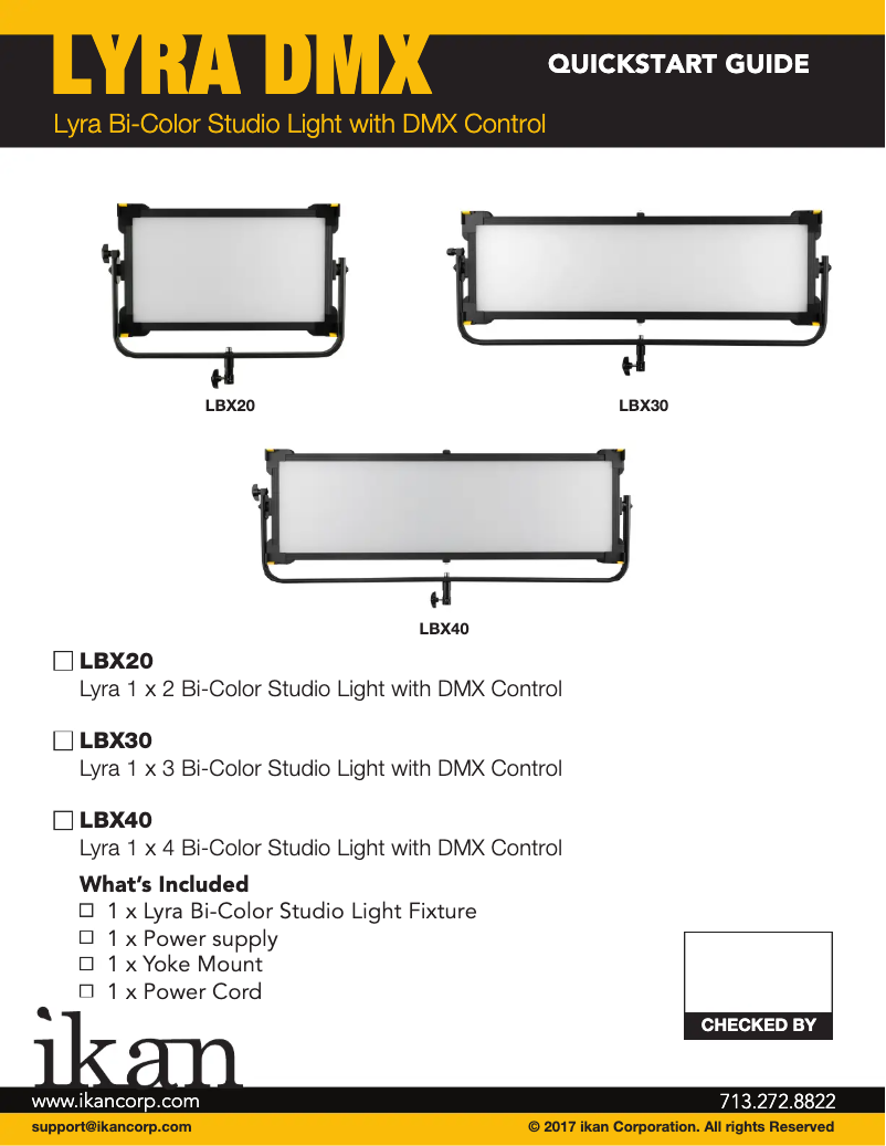 Página nº 1 - Manual de usuario Ikan LBX20