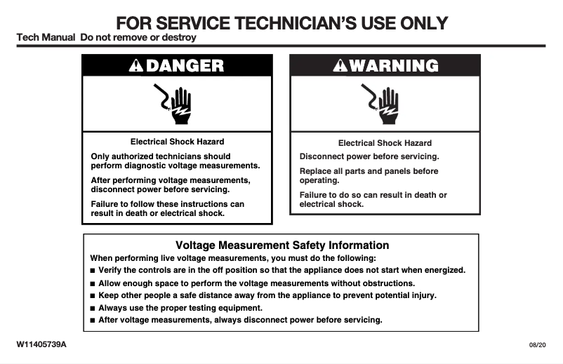 Imagen de la primera página del manual del dispositivo JMW2430LL