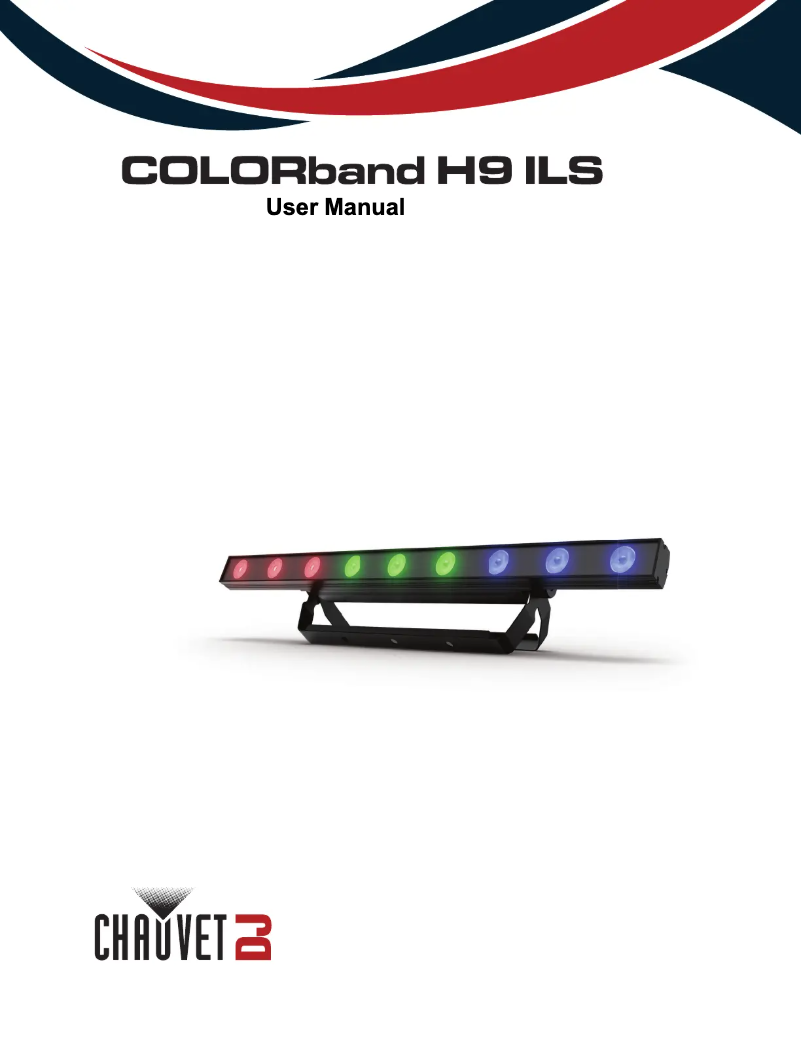 Página 1 del manual Manual de usuario Chauvet COLORband H9 ILS