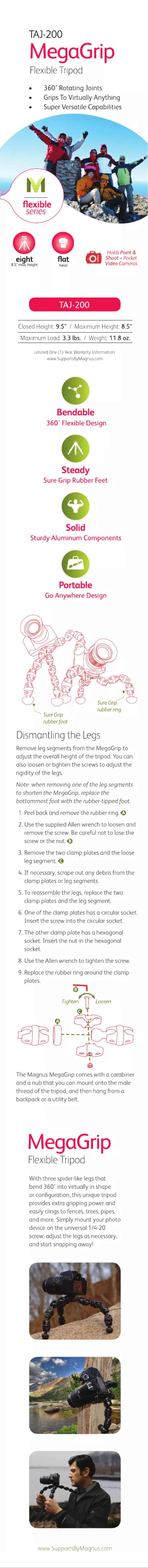 Página 1 del manual Manual de usuario Magnus TAJ-200