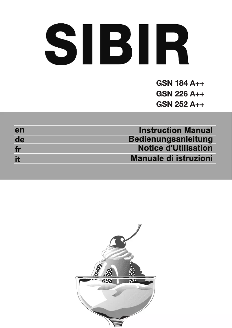 Imagen de la primera página del manual del dispositivo GSN 252