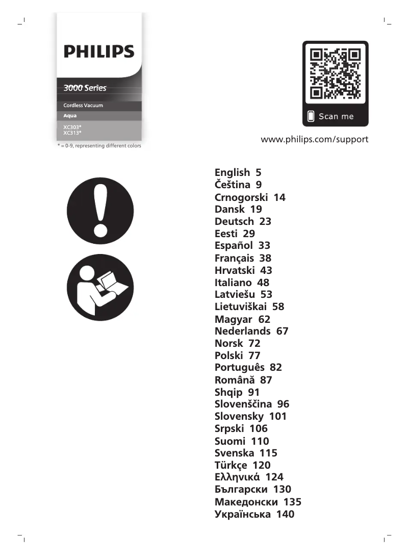 Imagen de la primera página del manual del dispositivo 3000 Series XC3133